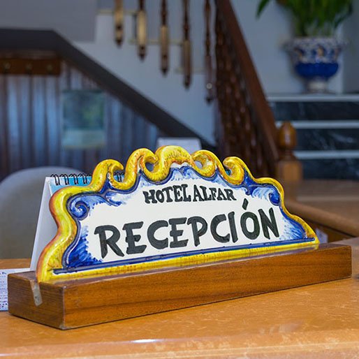 Recepción Hotel Alfar